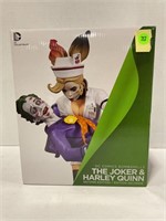 DC collectibles the Joker and Harley Quinn