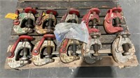 (10) 3 Ton Plate Clamps