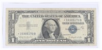 **STAR NOTE** 1957 US $1 SILVER CERTIFICATE NOTE