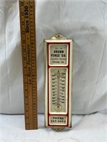 Brown Fence Co. Thermometer