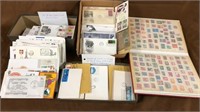 Stamps, first day covers lot