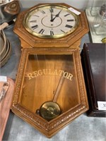 Regulator Oak Wall Clock