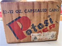 Potosi 12 pack 12 oz Cap Sealed Cans Cardboard Hol