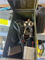 Box with Soldering gun and supplies