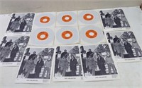 (6) 45 RPM Records (Demo's) & Prints of the Band