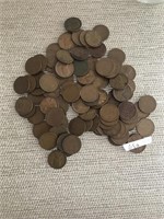 Collection apprx 100 Unsearched Wheat Pennies