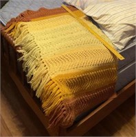 Crochet Throw & 2 Pillows