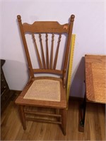 Wooden Chair Cane Seat