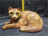 Big Ceramic Cat (some paint flakes) 15" x 7&1/4"