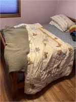 Butterfly Comforter Full & Grey Throw