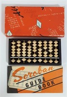 Vintage Japanese Soroban Calculator Wooden Abacus
