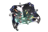 60's Italian Murano Lavorazione Arte Bowl