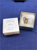 Vintage in original box, Avon Squirrel pin