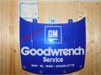 Dale Earnhardt autographed mini GM Goodwrench