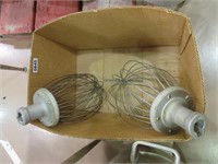 2 whisks for commercial mixer