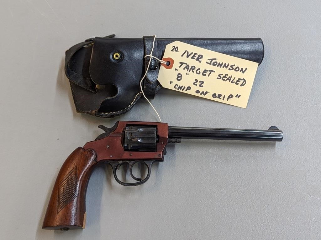 Iver Johnson Target Sealed "8" 22 Revolver