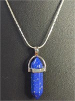 925 stamped 18-in necklace with chakra pendant