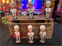 6 x NHL Hockey Bobblehead Figures