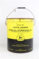 Vintage John Deere Tractor Transmission Oil Bucket