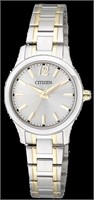 Citizen Ladies  Quartz Two-Tone Watch With White D
