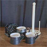 Hot Chocolate Set Papertowel Holder & Napkin