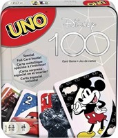 Mattel Games UNO Disney 100 Card Game in Storage