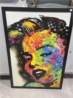 Marilyn Monroe Art Poster - Framed, no glass