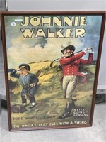 Jonnie Walker Framed Print, 25x17.5 "