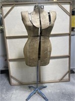 Vintage Adjustable Dress Form, 54 " tall