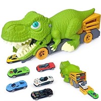 Aykzaqe Dinosaur Eating Cars Toy Trucks Gifts