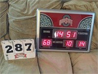 OSU scoreboard clock