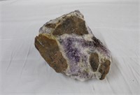 Amethyst rock, 5.5 X 3.25"