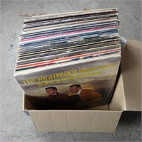 Box Lot Of Vinyl Records Jethro Tull Rodgers More