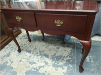 Queen Anne Style server , 2 drawers, measures