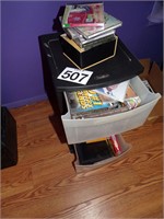 CD's and Plastic Storage Container