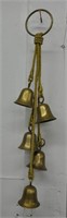 Brass bells hanging decor