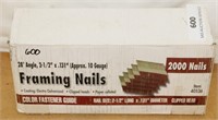 28 Degree Framing Nails - 2-1/2" x .131