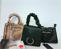 (3) NWT Designer Miniature Purses Handbags