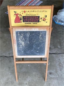 Vintage American School Days Chalkboard