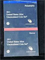 2011 Uncirculated US Mint Coin Set Den & Phi