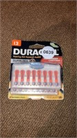 DURACELL SIZ 13 HEARING AID BATTERIES BEST BY