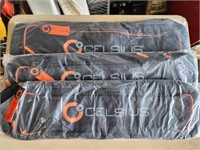 Lot of 3 Celsius ice fishing rod cases new in