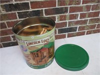 Lincoln Logs in Tin