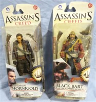 2) ASSASSIN'S CREED ACTION FIGURES *SEALED NEW*