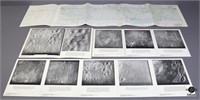 NASA Ranger VII Moon Photos/Mission Chart 12pc