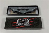 New in Box Stainless Steel Double Bladded Batman