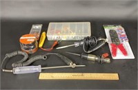 Assorted Electrical Tools And Accessories