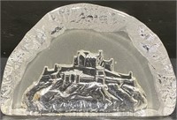 Edinburgh Crystal Paperweight "Edinburgh Castle"