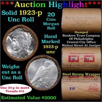 ***Auction Highlight*** Full solid date 1923-p Pea
