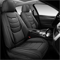 2-Pack Universal Luxury Car Seat Covers  Black